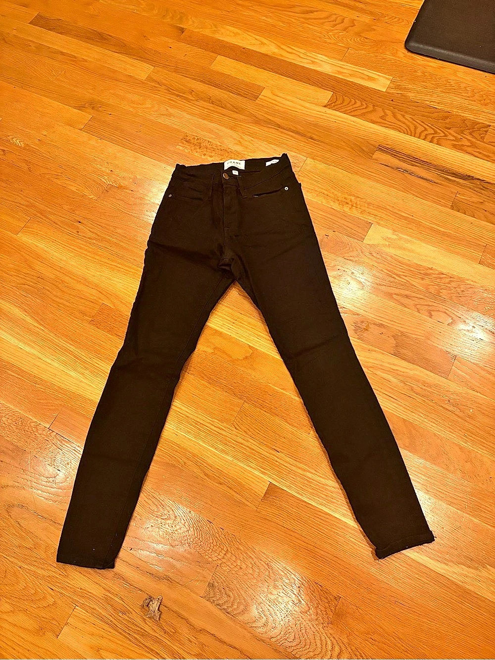Frame Le High Skinny Jeans in Black Waist 25 Like New